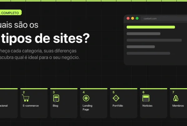 Quais são os 7 tipos de sites - guia completo